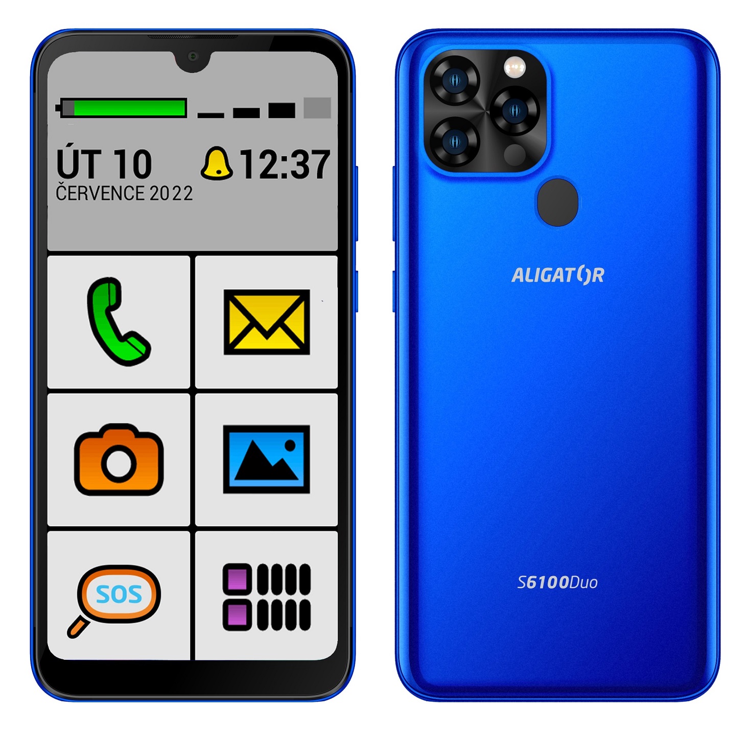 Obrázek ALIGATOR S6100 Senior/2GB/32GB/Blue