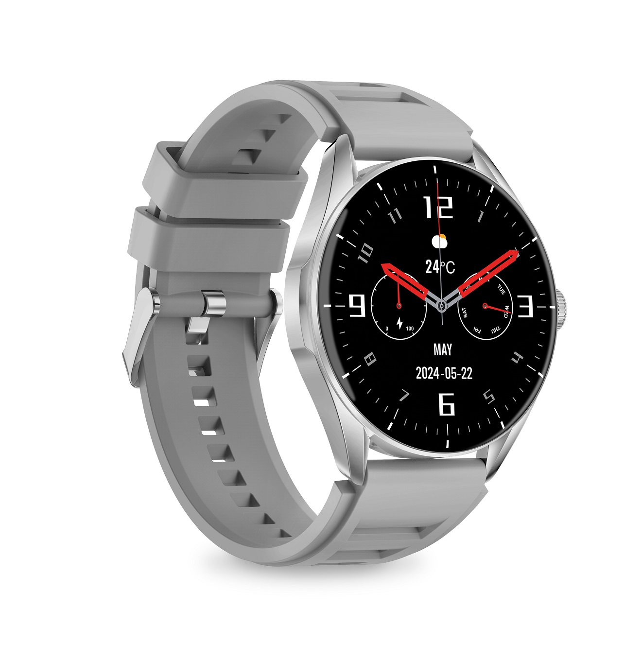 Obrázek Aligator Watch AMOLED/Silver/Sport Band/Silver