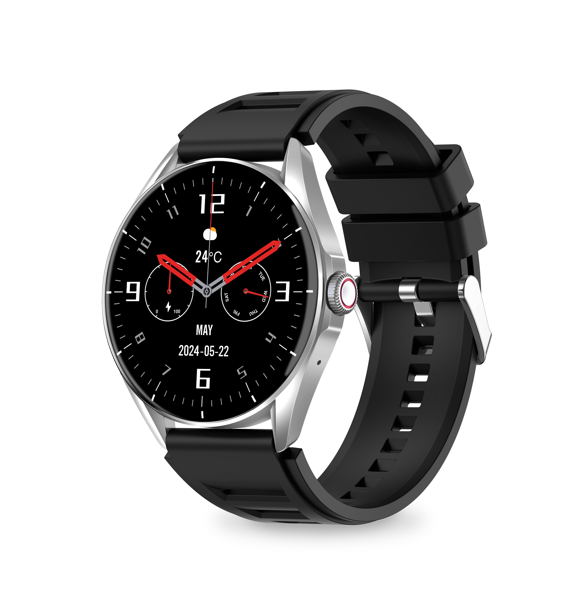 Obrázek Aligator Watch AMOLED/Silver/Sport Band/Silver