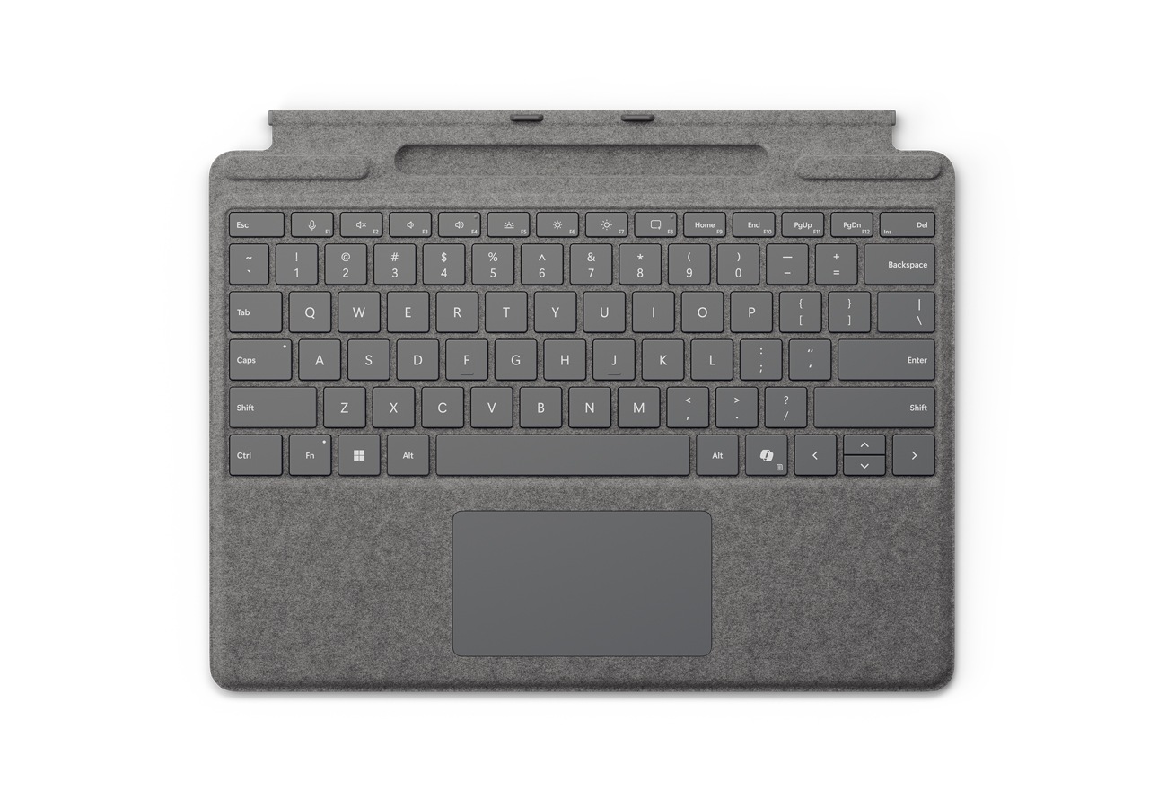 Microsoft Surface Pro Keyboard with Slim Pen Storage (Platinum), CZ&SK