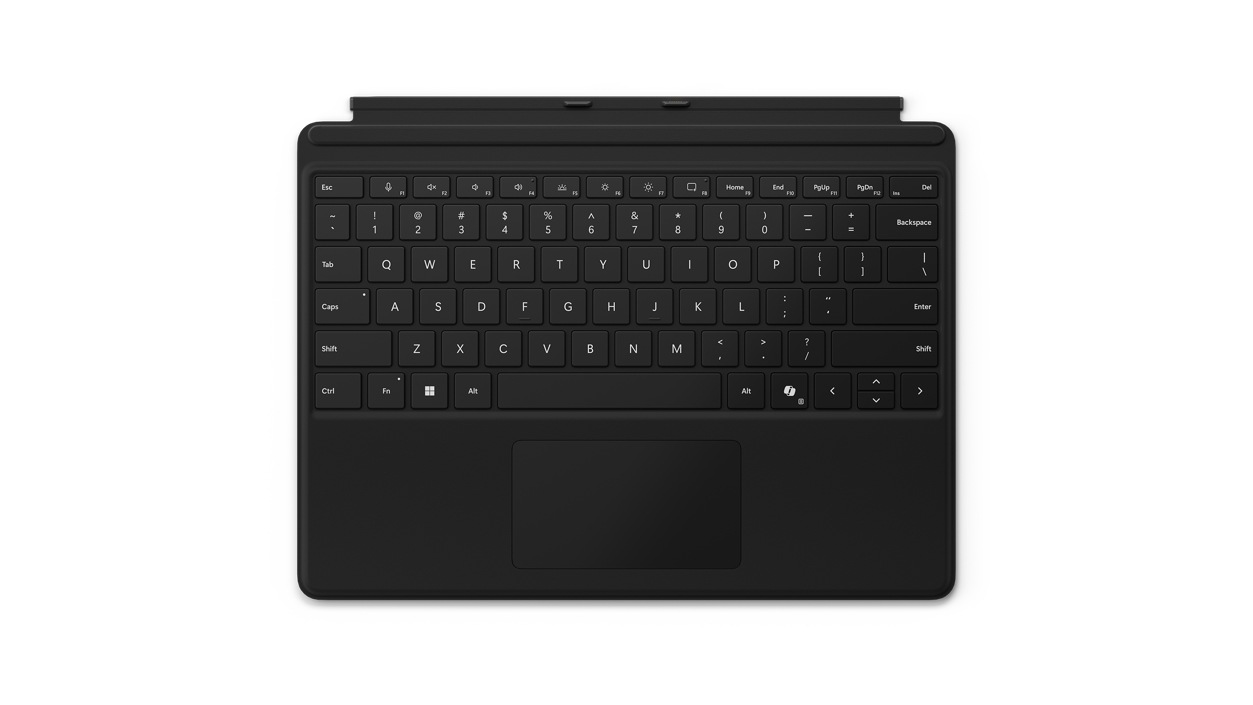 Microsoft Surface Pro Keyboard (Black), CZ&SK (potisk)