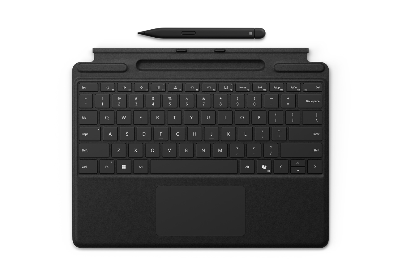 Microsoft Surface Pro Keyboard + Slim Pen 2 Bundle (Black), ENG