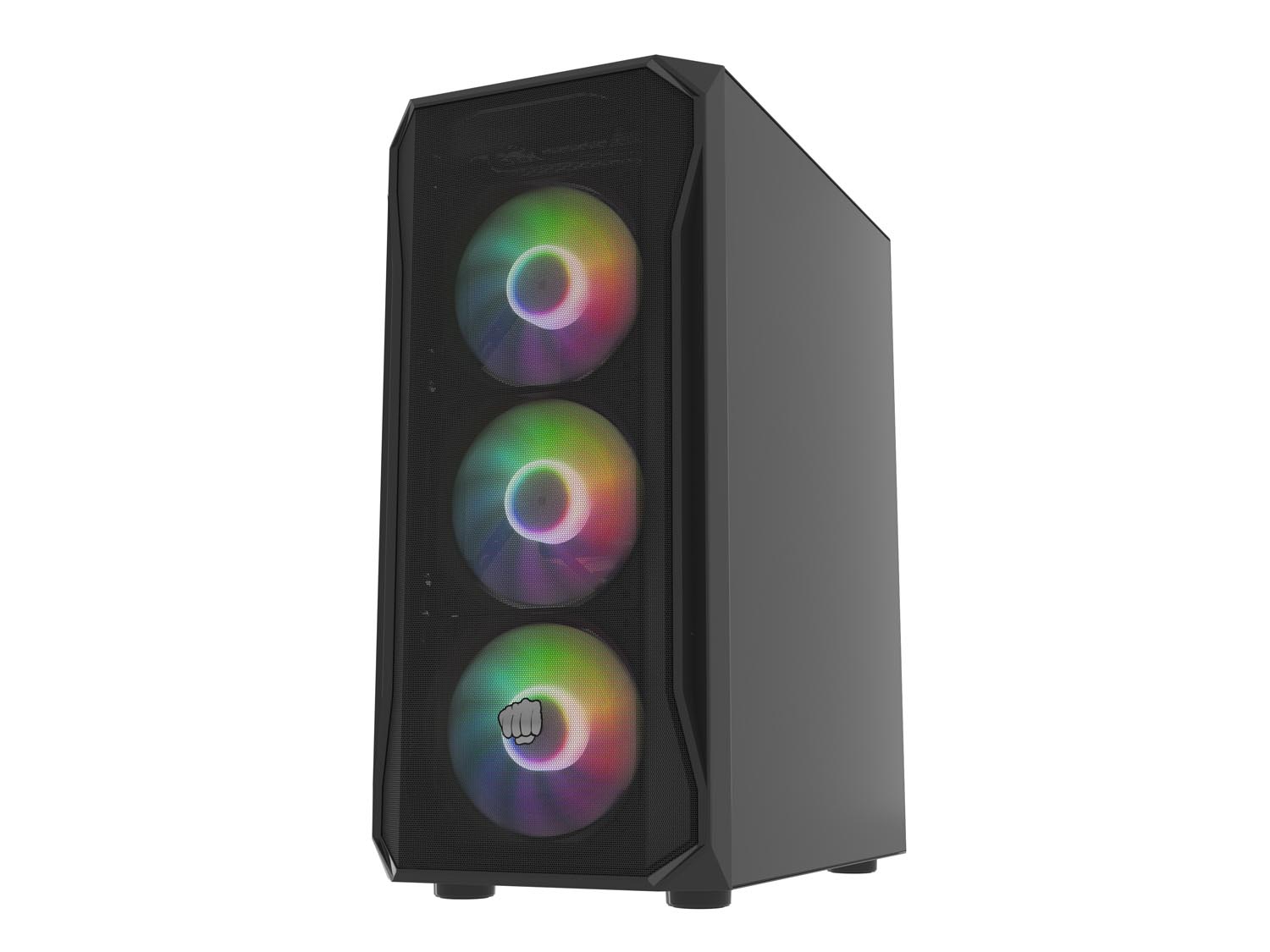 Obrázek PC skříň Fury SHOBO/Midi Tower/Transpar./Černá