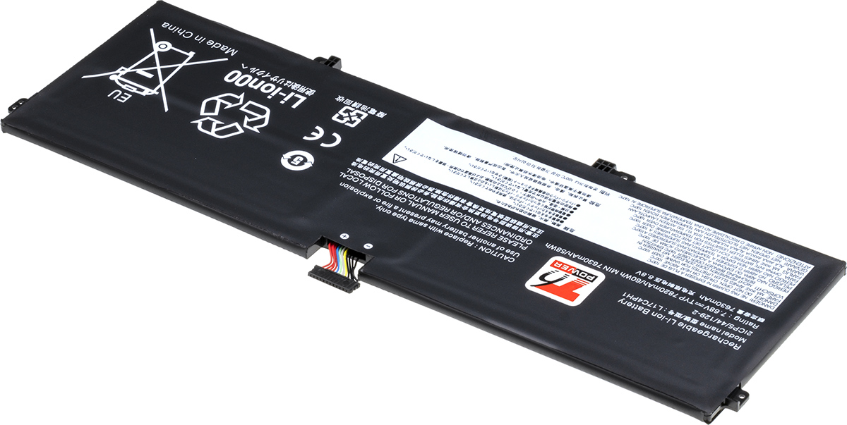 Obrázek Baterie T6 Power Lenovo Yoga C930-13IKB, 7820mAh, 60Wh, 4cell, Li-pol