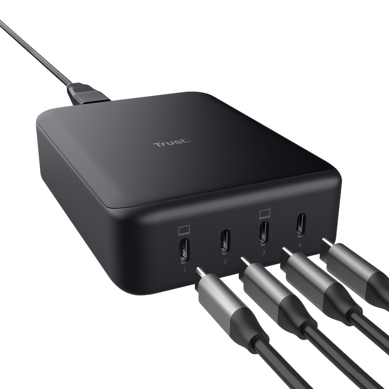 Obrázek TRUST MAXO 240W 4-PORT USB-C DESK CHARGER