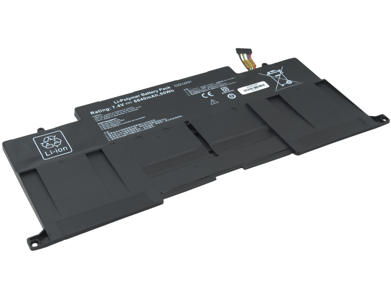 Baterie AVACOM pro Asus Zenbook UX31 Li-Pol 7,4V 6800mAh 50Wh