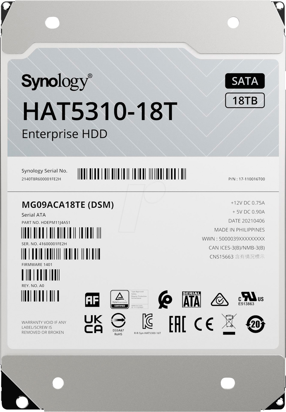 Synology HAT5310-20T 3.5" SATA HDD