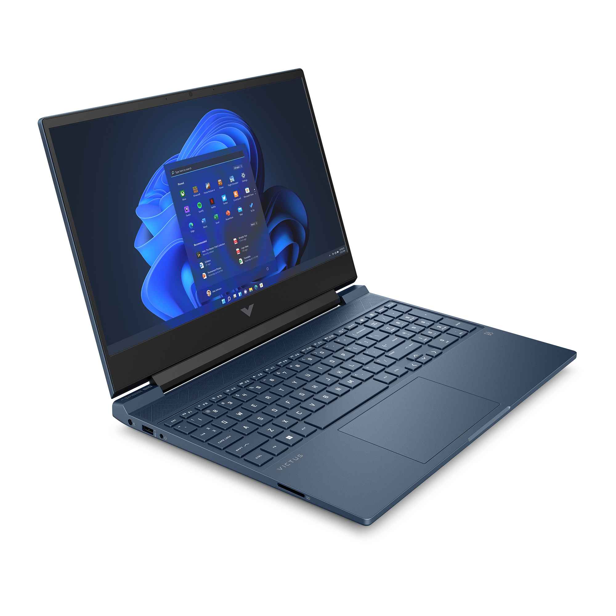 Obrázek HP Victus/15-fa1035nc/i5-12450H/15,6"/FHD/16GB/1TB SSD/RTX 4050/W11H/Blue/2R