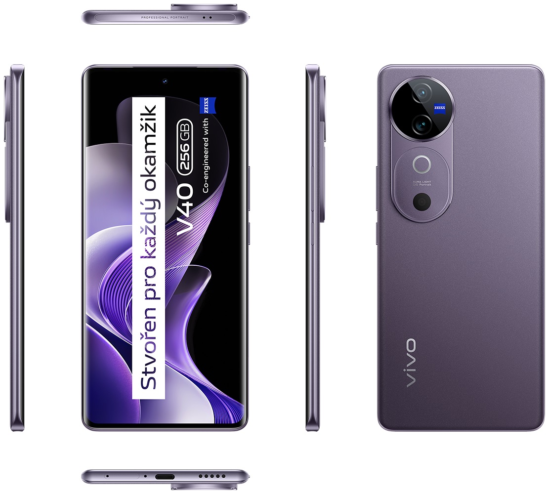 Obrázek VIVO V40 5G/8GB/256GB/Nebula Purple