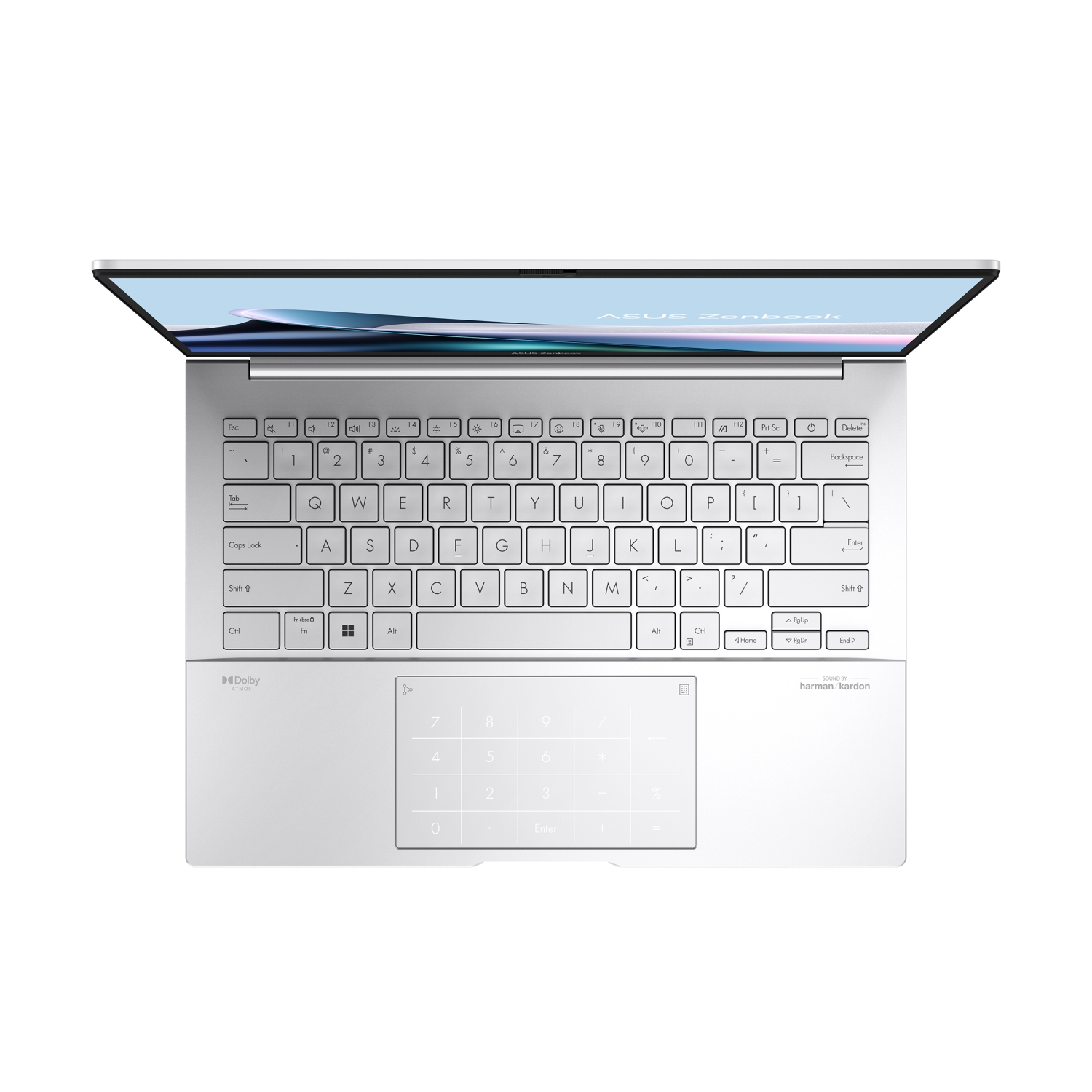 Obrázek ASUS Zenbook 14 OLED/UX3405MA/U9-185H/14"/2880x1800/T/32GB/1TB SSD/Arc Xe/W11P/Silver/2R