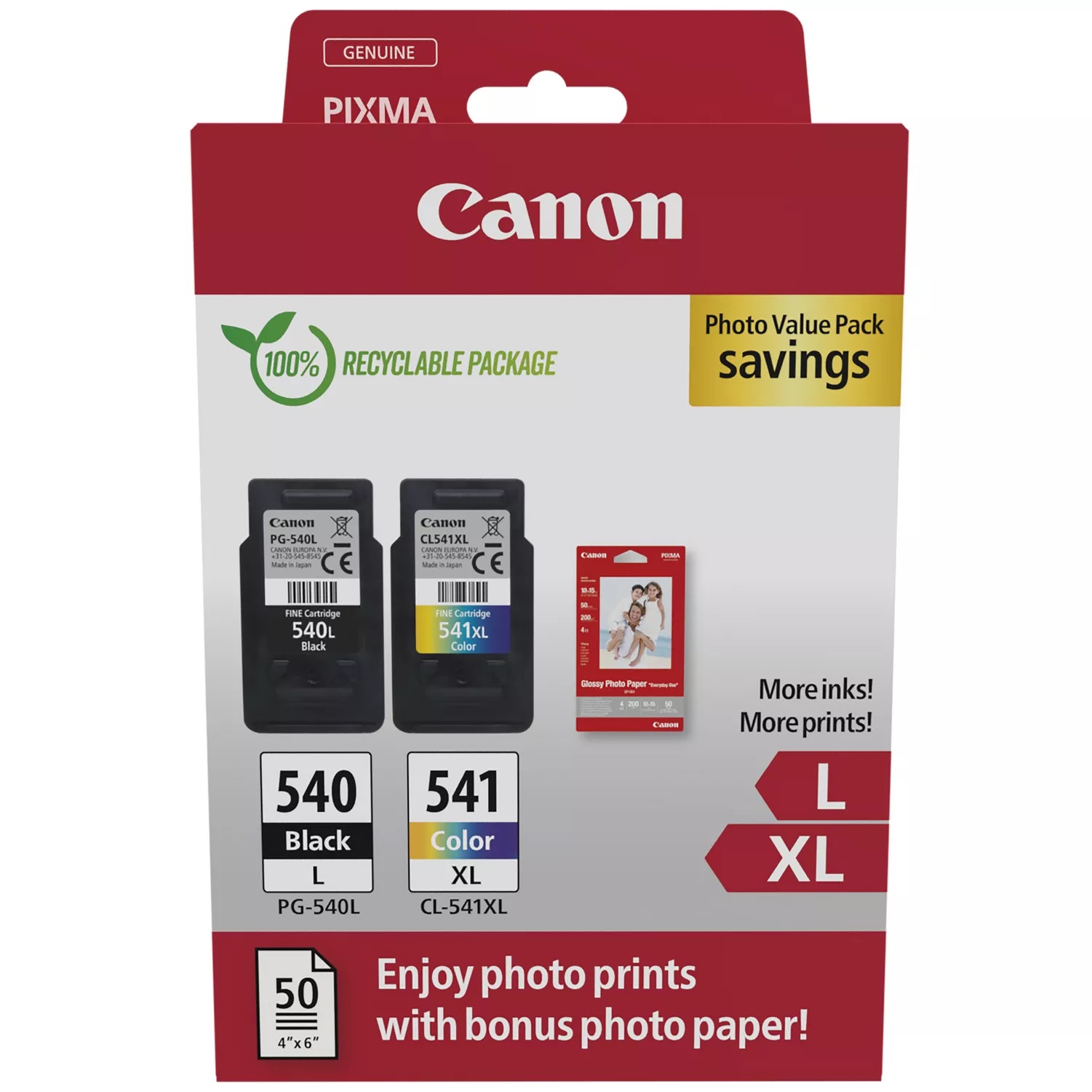 Canon PG540L/CL541XL PVP