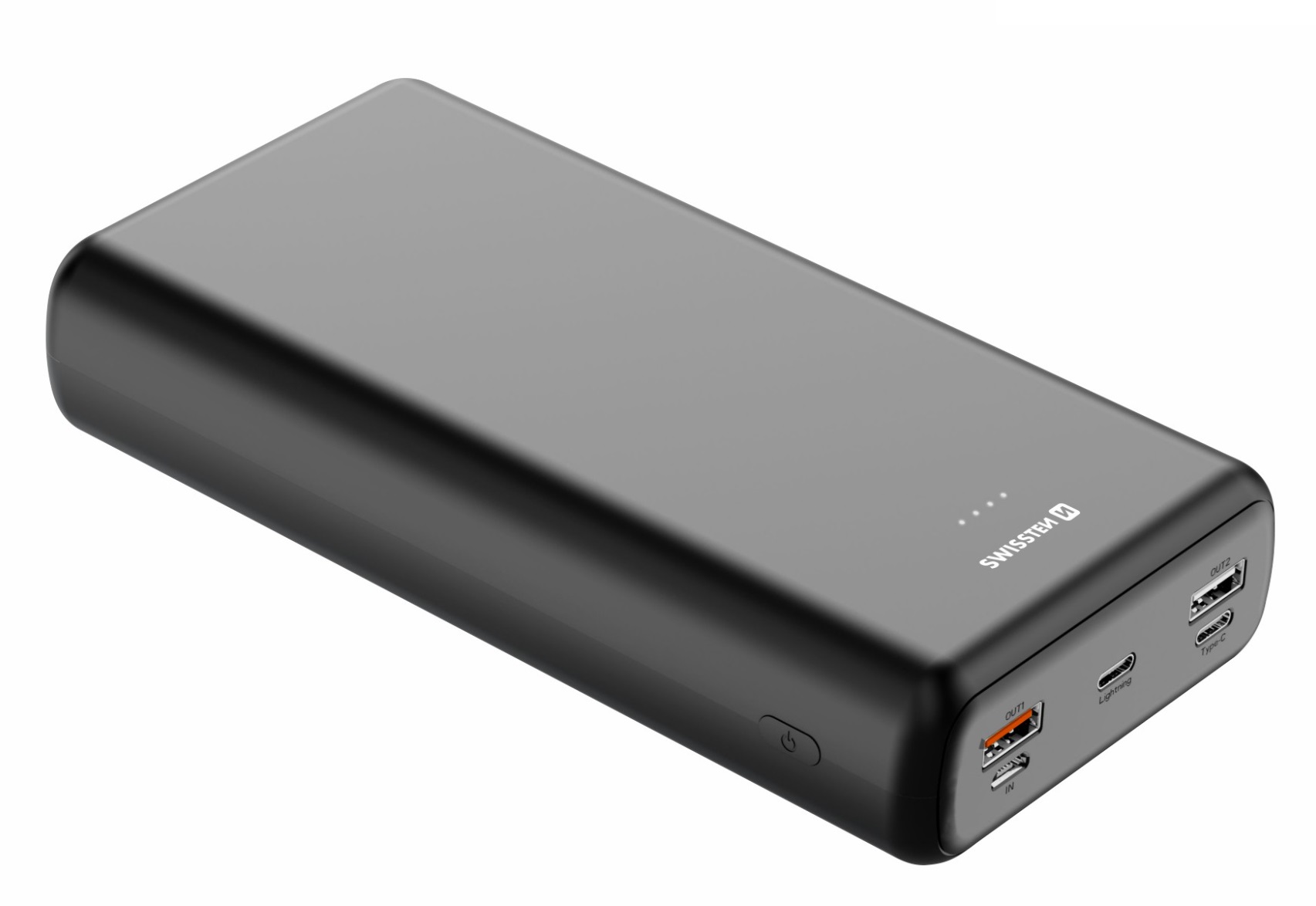 SWISSTEN POWER LINE POWER BANK 30000 mAh 20W BLACK