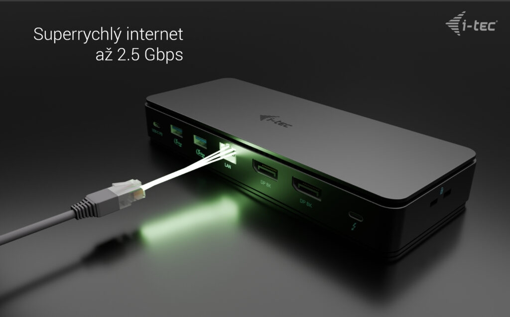 Obrázek i-tec Thunderbolt 4 Dual Display Docking Station, Power Delivery 92W