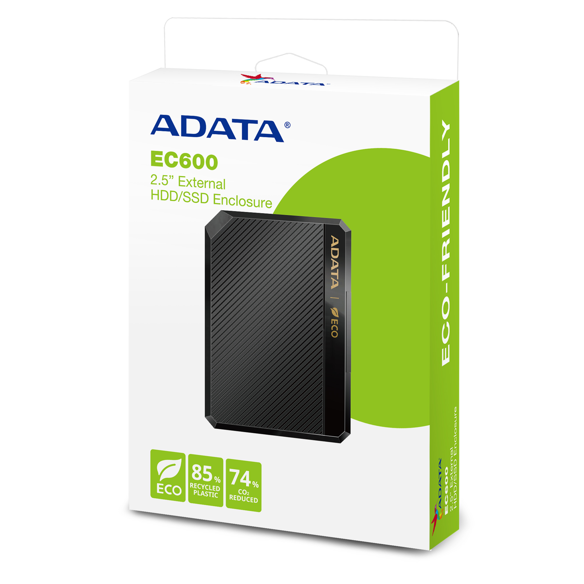 Obrázek ADATA EC600 externí box pro HDD/SSD 2,5" ECO