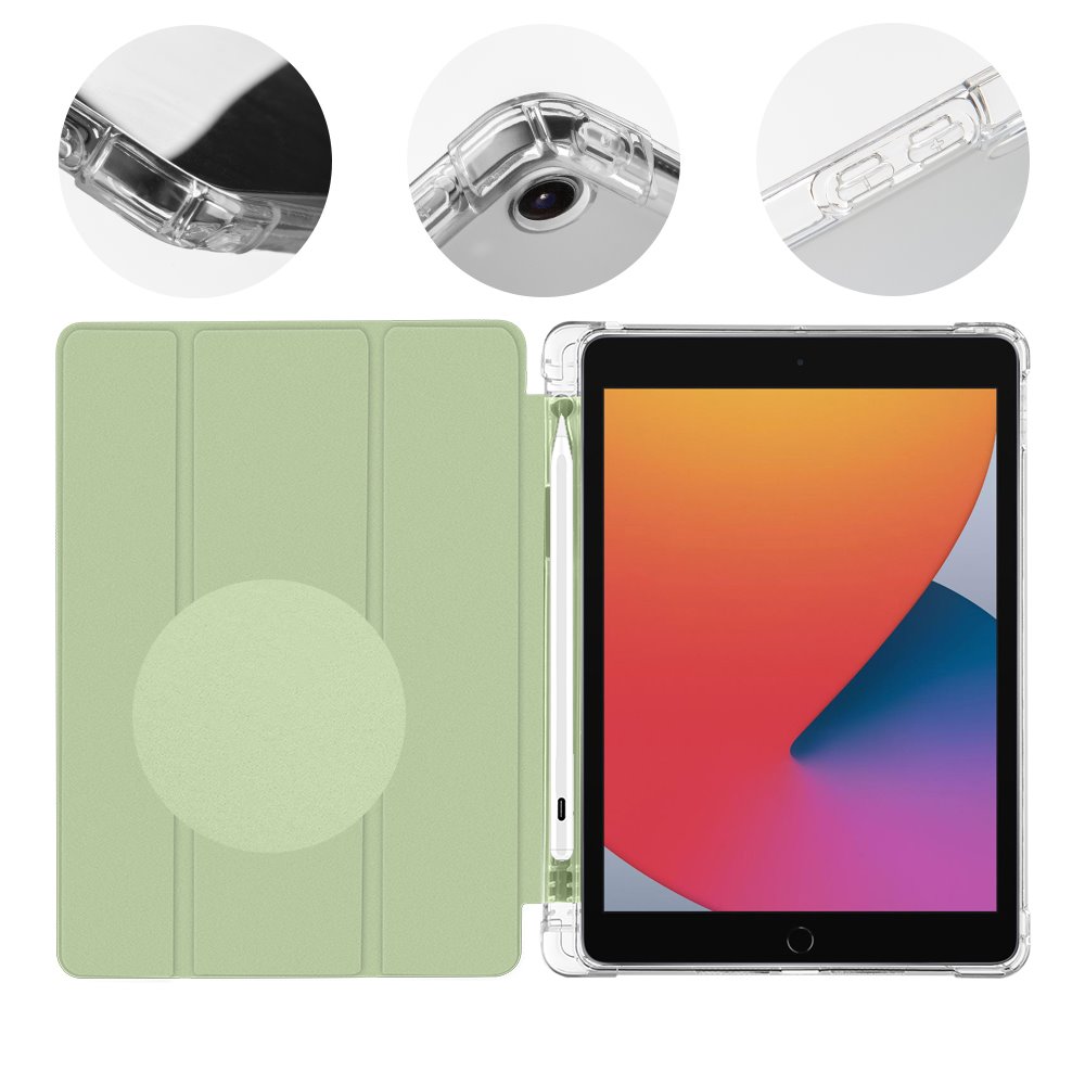 Obrázek OBAL:ME MistyTab Pouzdro pro iPad 10.2 2019/2020/2021 Light Green