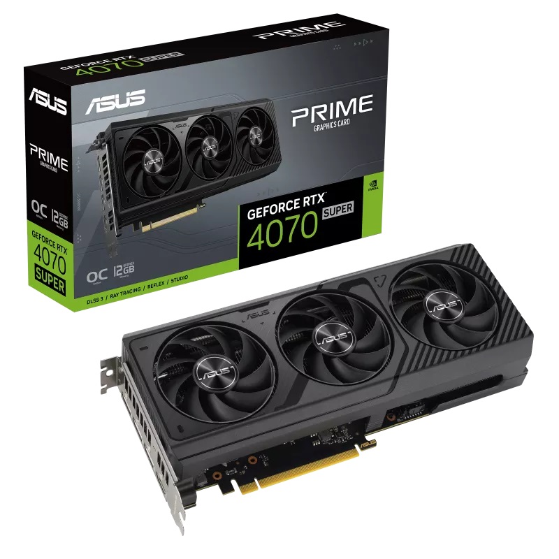 Obrázek ASUS PRIME GeForce RTX 4070 SUPER/OC/12GB/GDDR6x