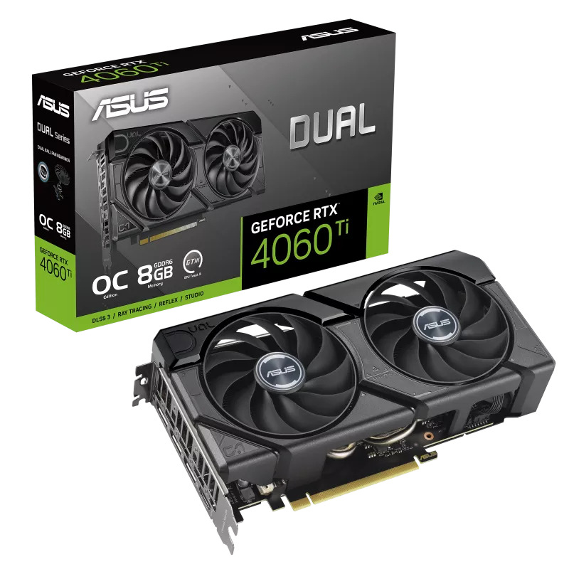 Obrázek ASUS DUAL-RTX4060TI-O8G-EVO