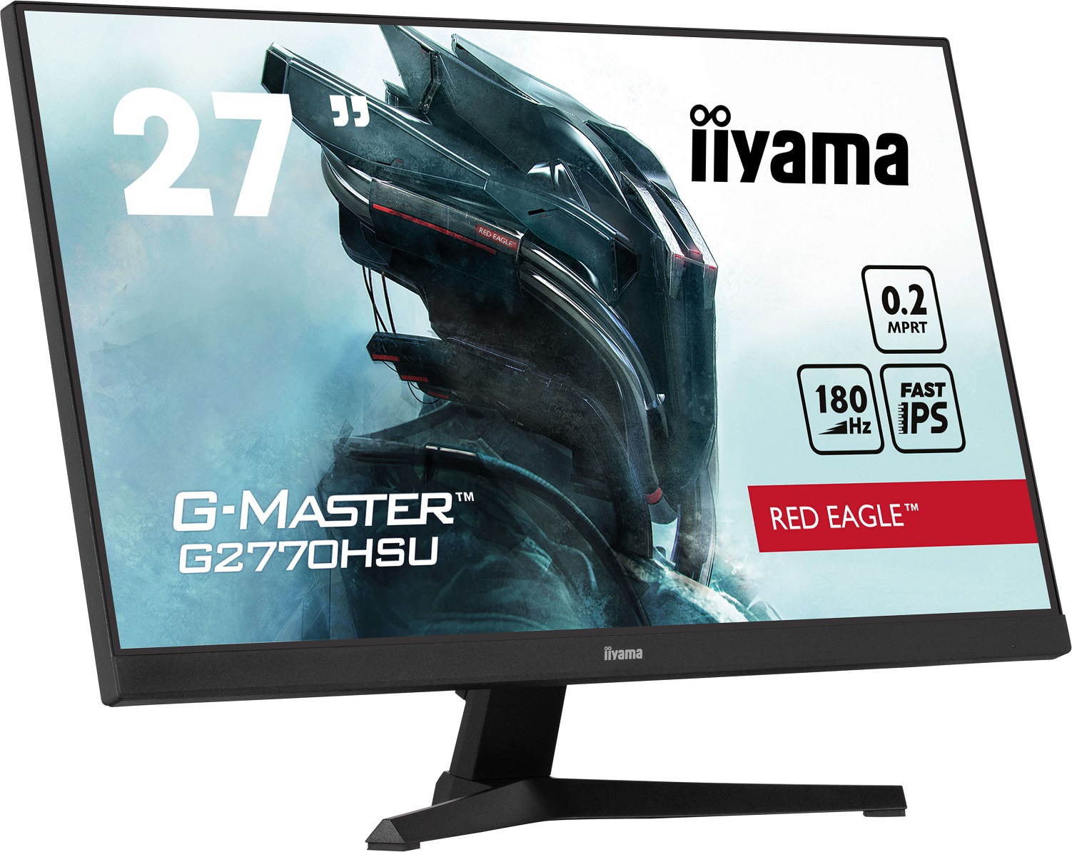 Obrázek iiyama G-Master/G2770HSU-B6/27"/IPS/FHD/180Hz/0,2ms/Black/3R