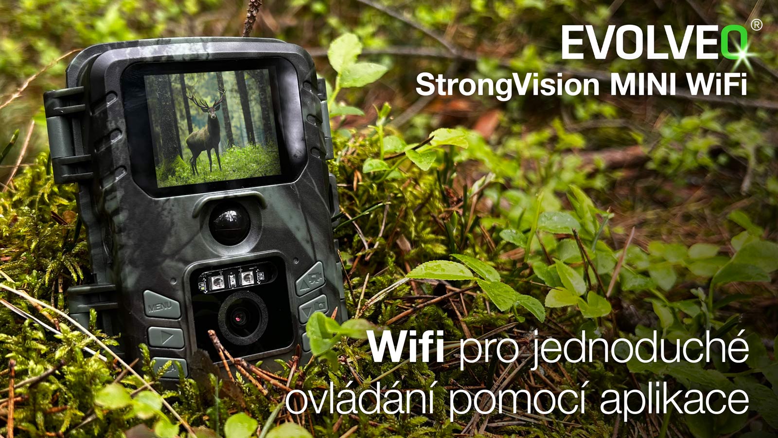 Obrázek EVOLVEO StrongVision MINI WiFi, fotopast/bezpečnostní kamera s aplikací