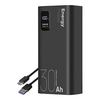 Obrázek OBAL:ME EnergyPulse Powerbanka 30000mAh 22.5W Black