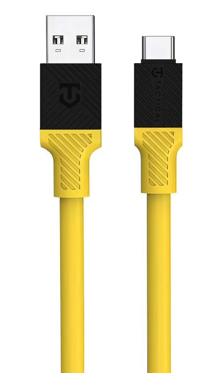 Obrázek Tactical Fat Man Cable USB-A/USB-C 1m Yellow