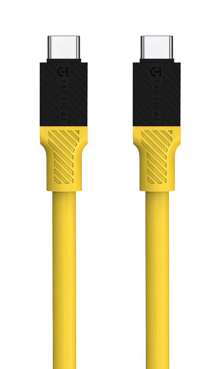 Obrázek Tactical Fat Man Cable USB-C/USB-C 1m Yellow