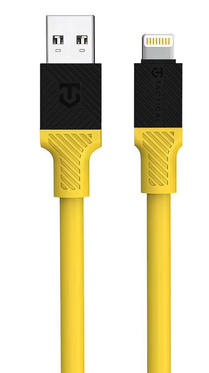 Obrázek Tactical Fat Man Cable USB-A/Lightning 1m Yellow