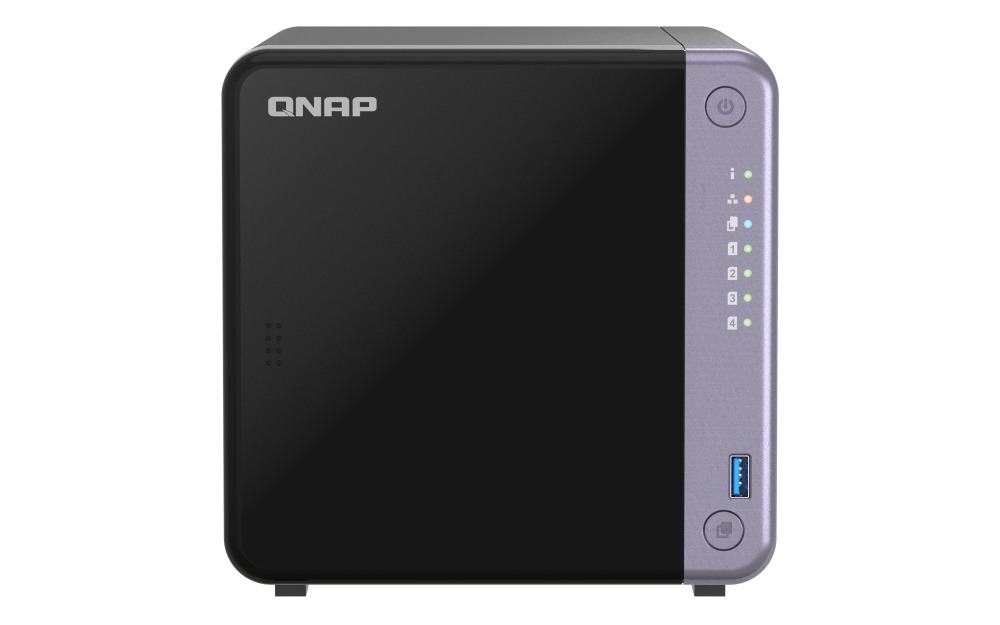 Obrázek QNAP TS-432X-4G (4core 2GHz, 4GB RAM, 4x SATA, 1x PCIe slot, 2x 2,5GbE, 1x 10GbE SFP+, 2x USB 3.2)