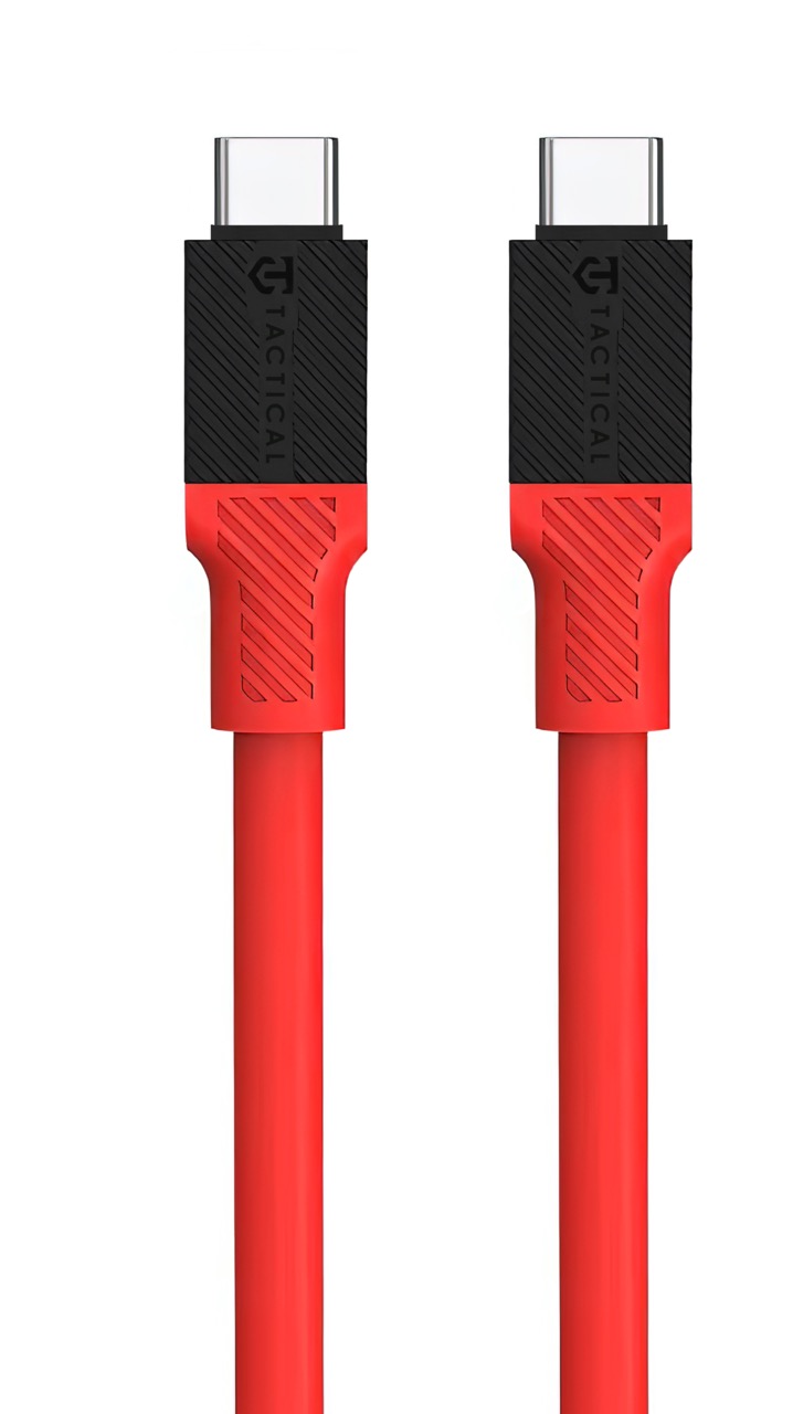 Obrázek Tactical Fat Man Cable USB-C/USB-C 1m Red