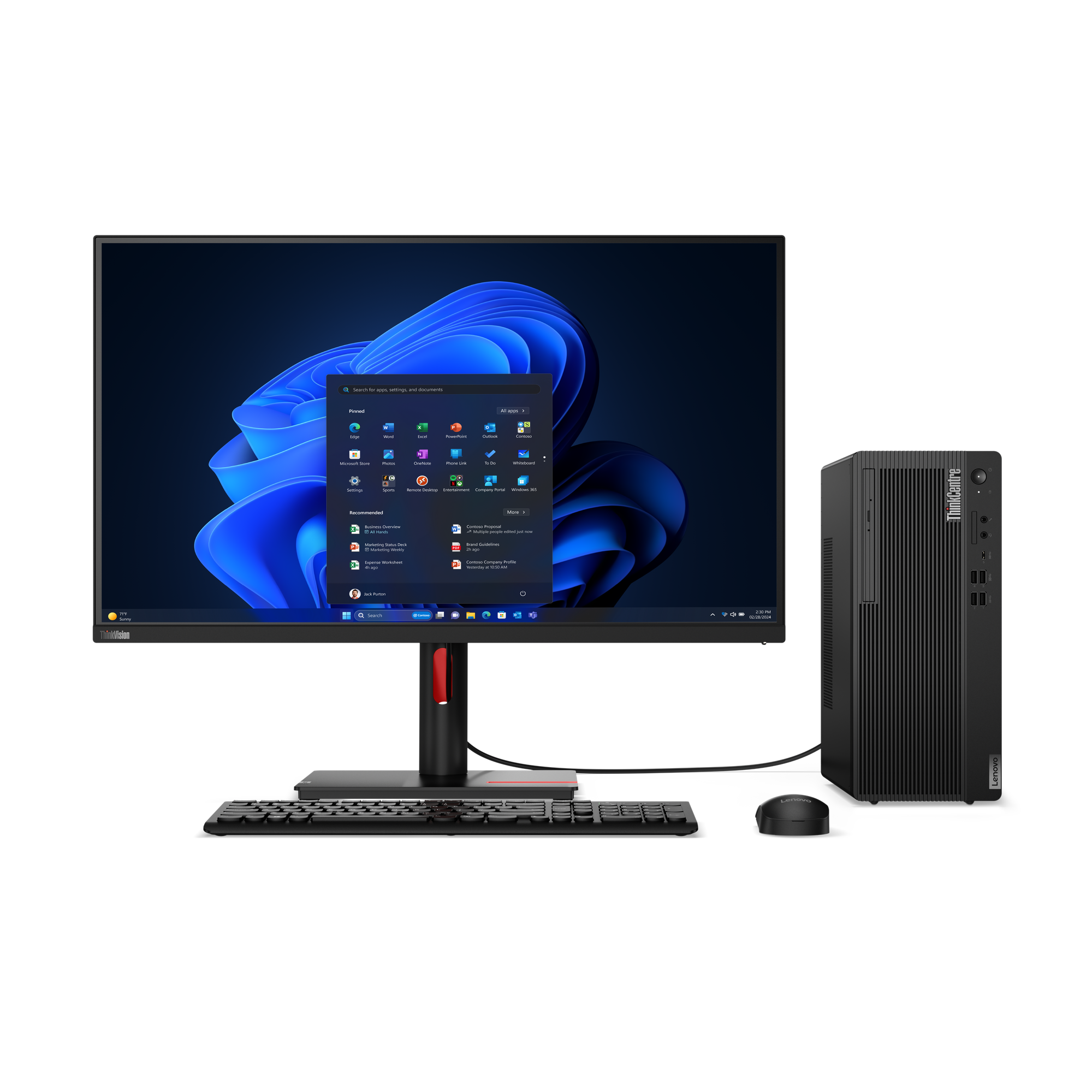 Obrázek Lenovo ThinkCentre M/M70t Gen 5/Midi/i5-14400/16GB/512GB SSD/UHD 730/W11P/3RNBD