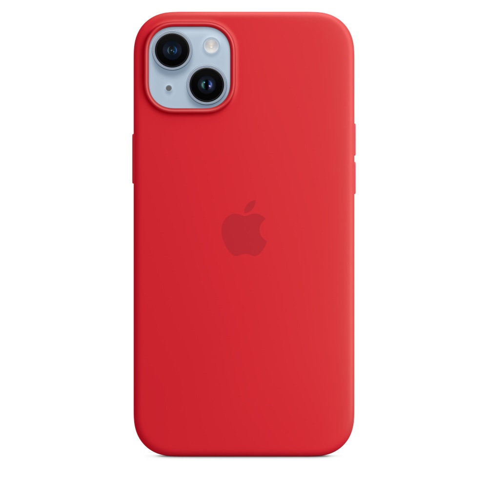 Obrázek iPhone 14+ Silicone Case with MS - (PRODUCT)RED