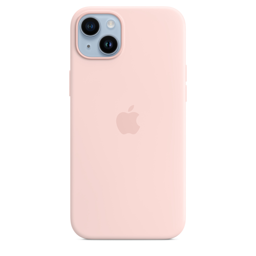 Obrázek iPhone 14+ Silicone Case with MS - Chalk Pink