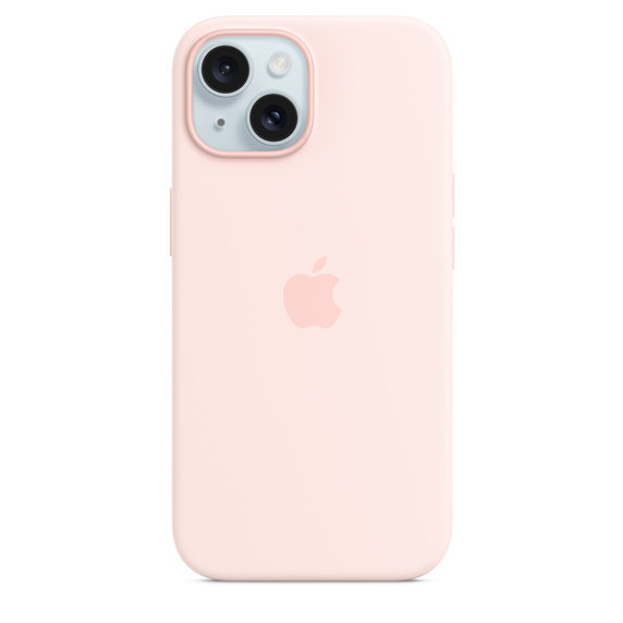 Obrázek iPhone 15 Silicone Case with MagSafe - Light Pink