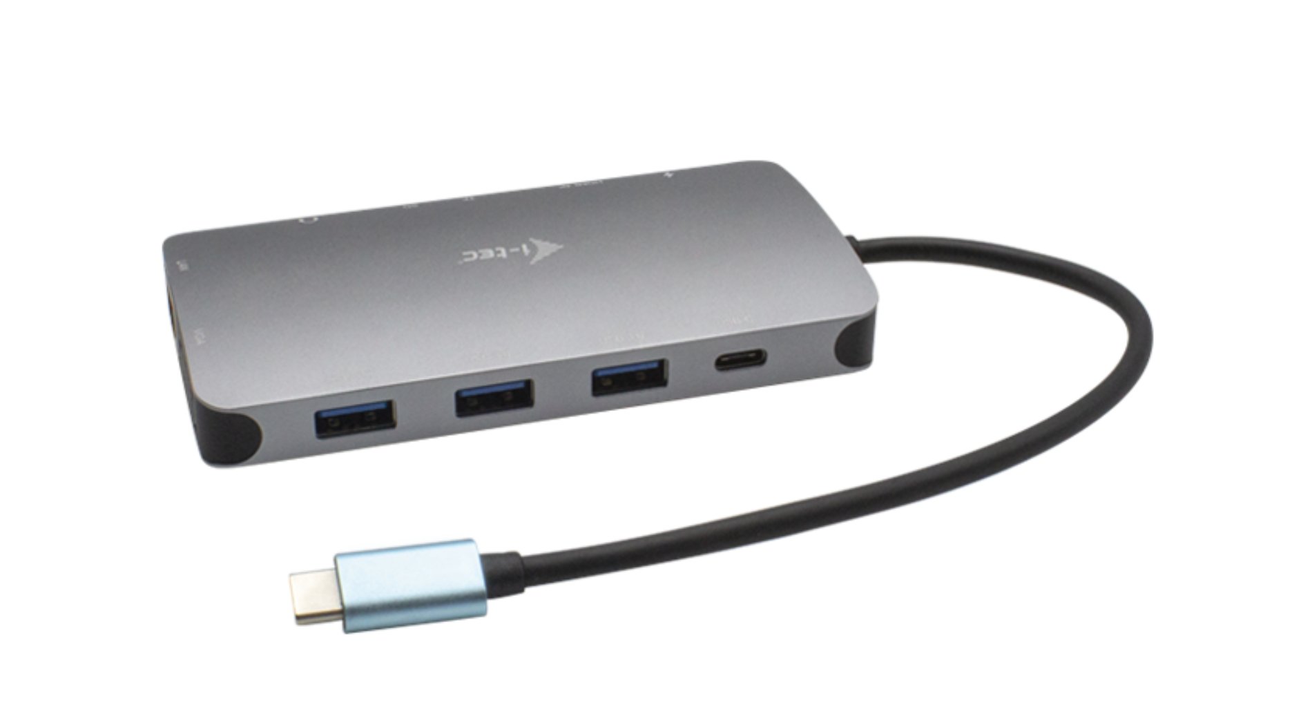 Obrázek i-tec USB-C Metal Nano Dock HDMI/VGA with LAN, Power Delivery 100 W + zdroj 100W