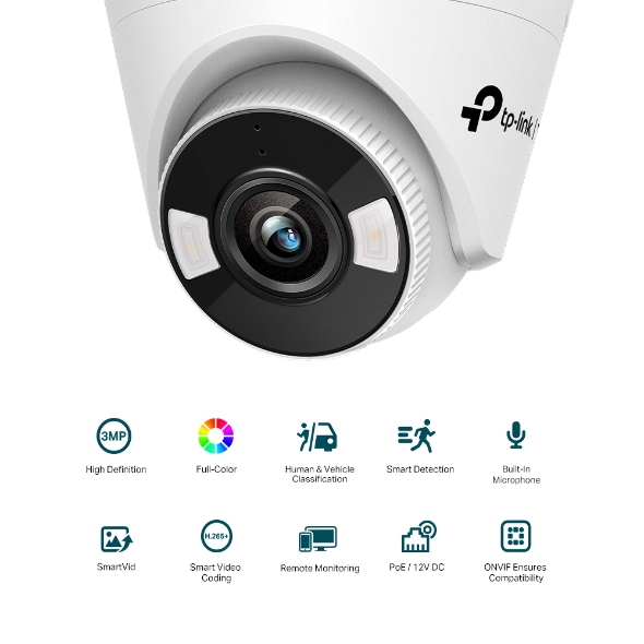 Obrázek VIGI C430(4mm) 3MP Full-Color Turret Network cam.