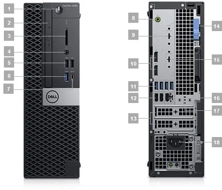 Dell Optiplex 5060 SFF Core i5 8500 3.0GHz/16GB RAM/256GB M.2 SSD REVITALIZOVANÝ