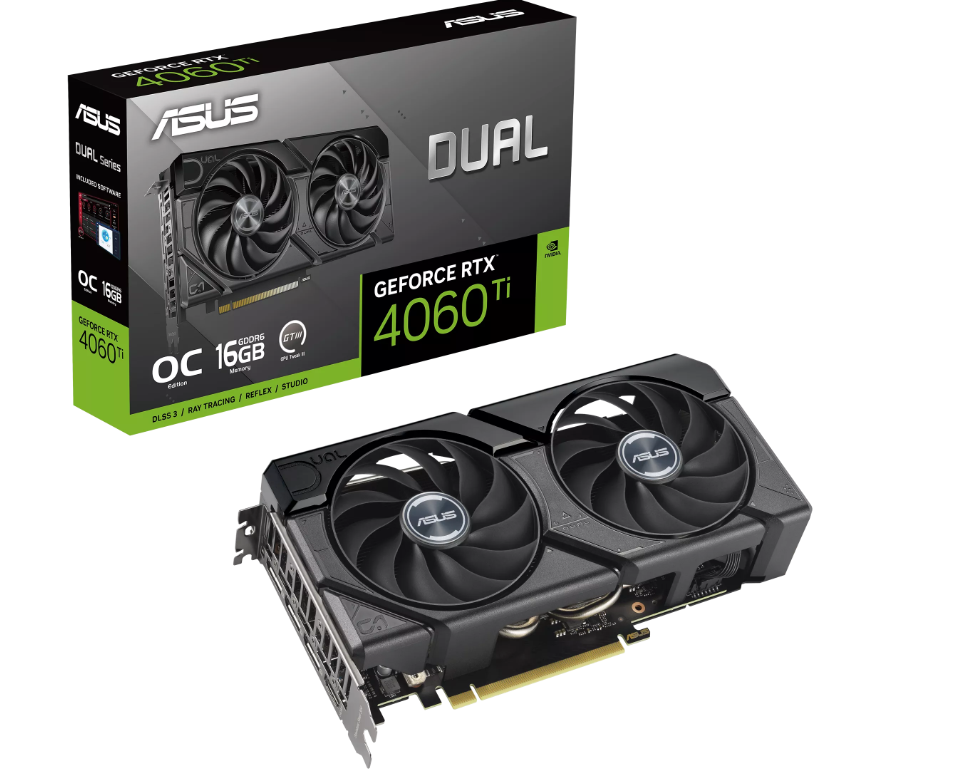 Obrázek ASUS DUAL-RTX4060TI-O16G-EVO