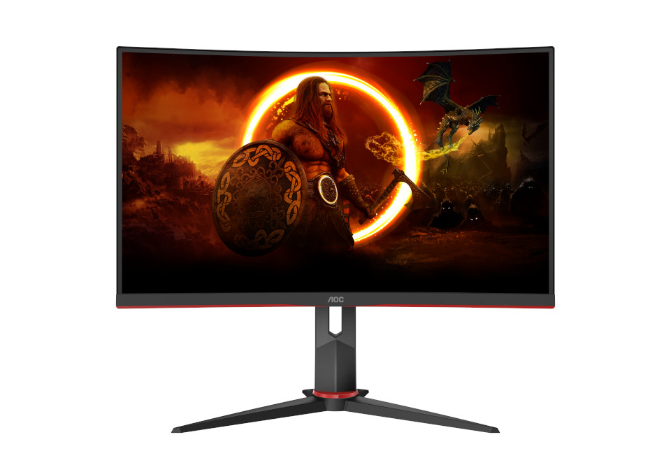 Obrázek AOC Gaming/C27G2Z3/BK/27"/VA/FHD/280Hz/0,5ms/Blck-Red/3R