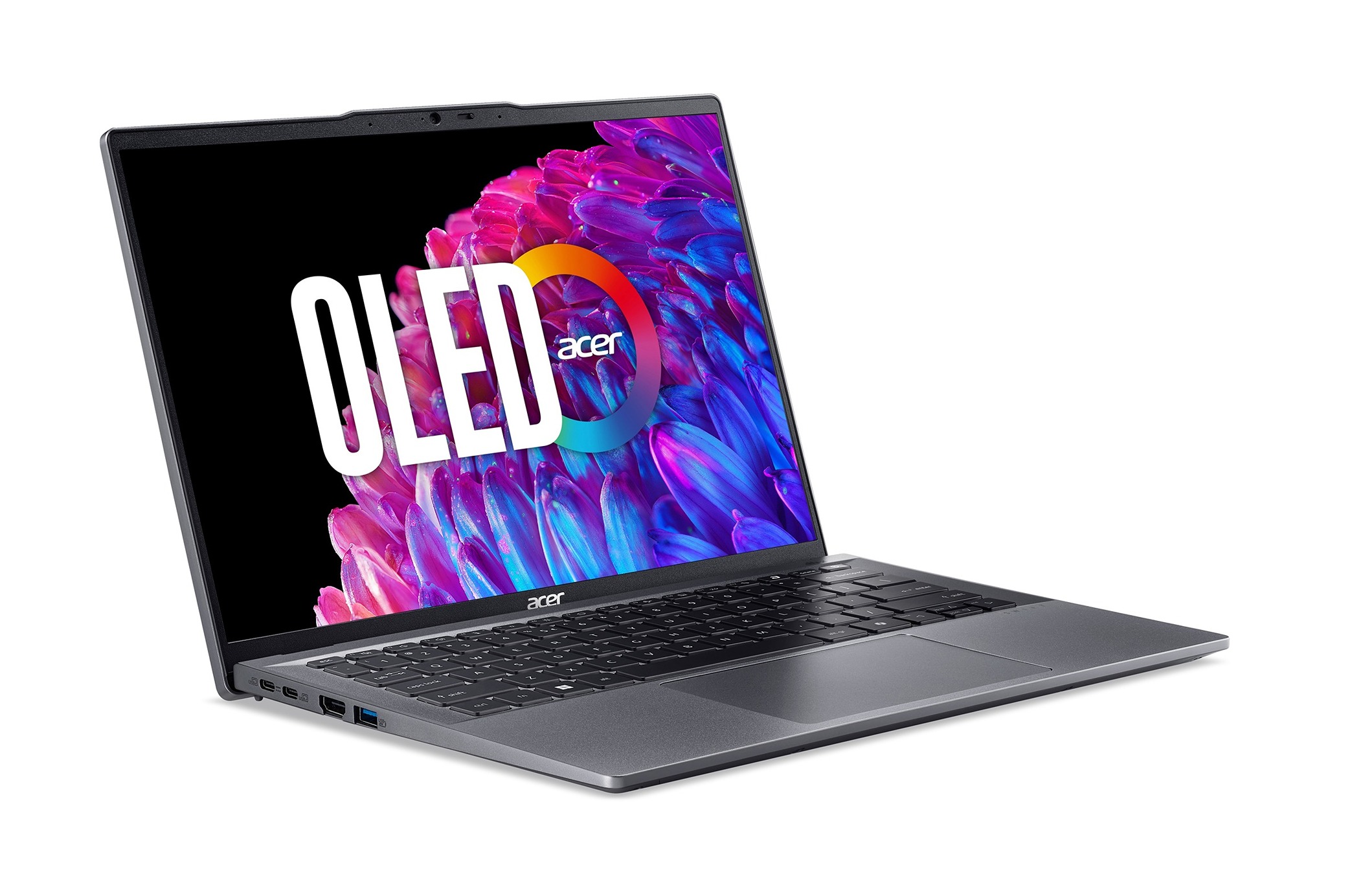 Obrázek Acer Swift Go 14/SFG14-63-R3DW/R5-8645HS/14"/2880x1800/16GB/512GB SSD/AMD int/W11H/Gray/2R