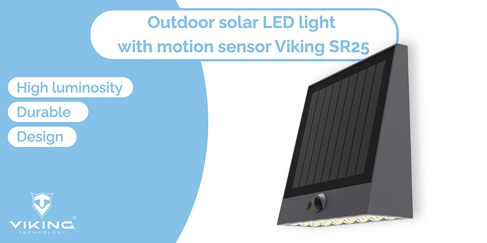 Obrázek Venkovní solární LED světlo Viking SR25