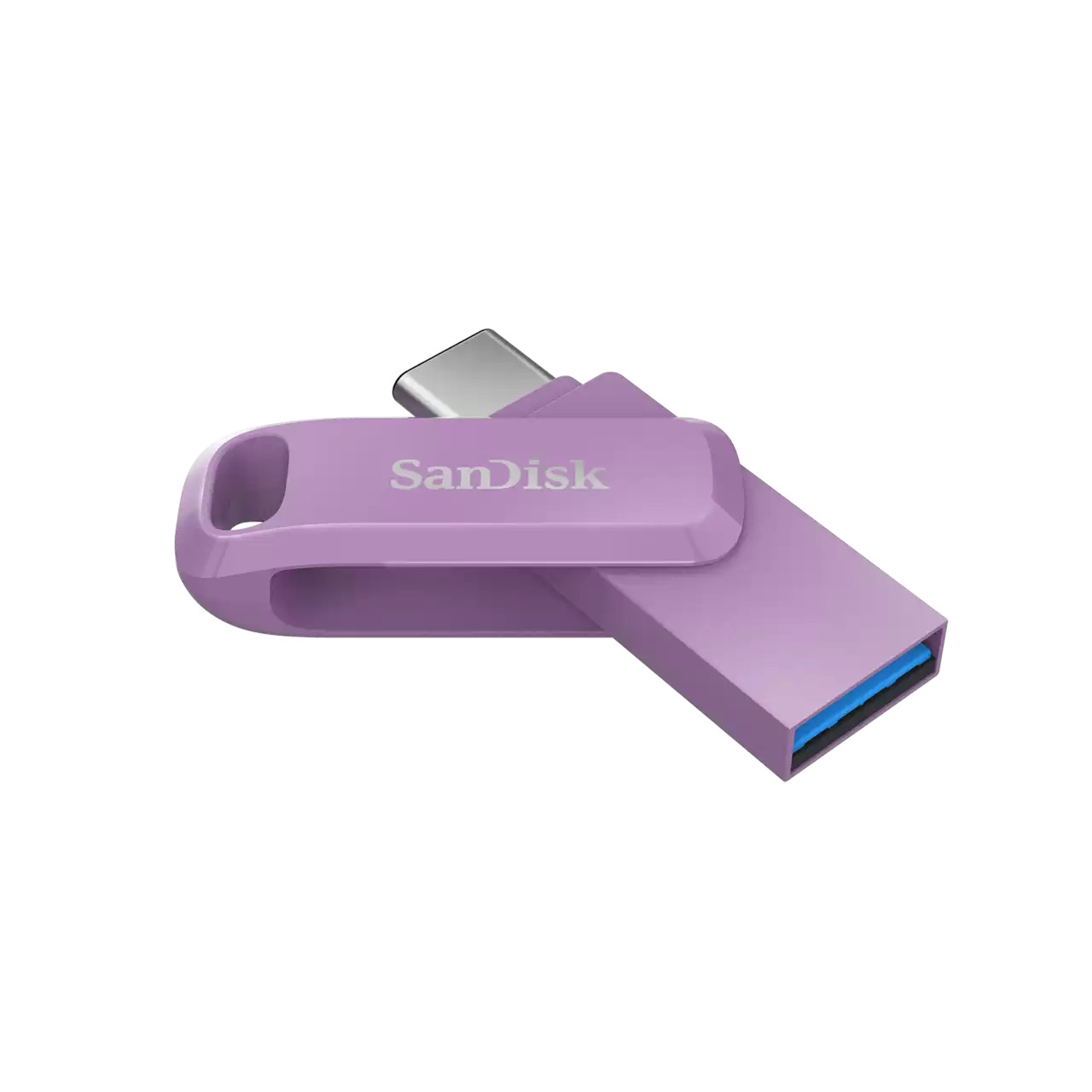 Obrázek SanDisk Ultra Dual Drive Go/256GB/USB 3.2/USB-A + USB-C/Fialová