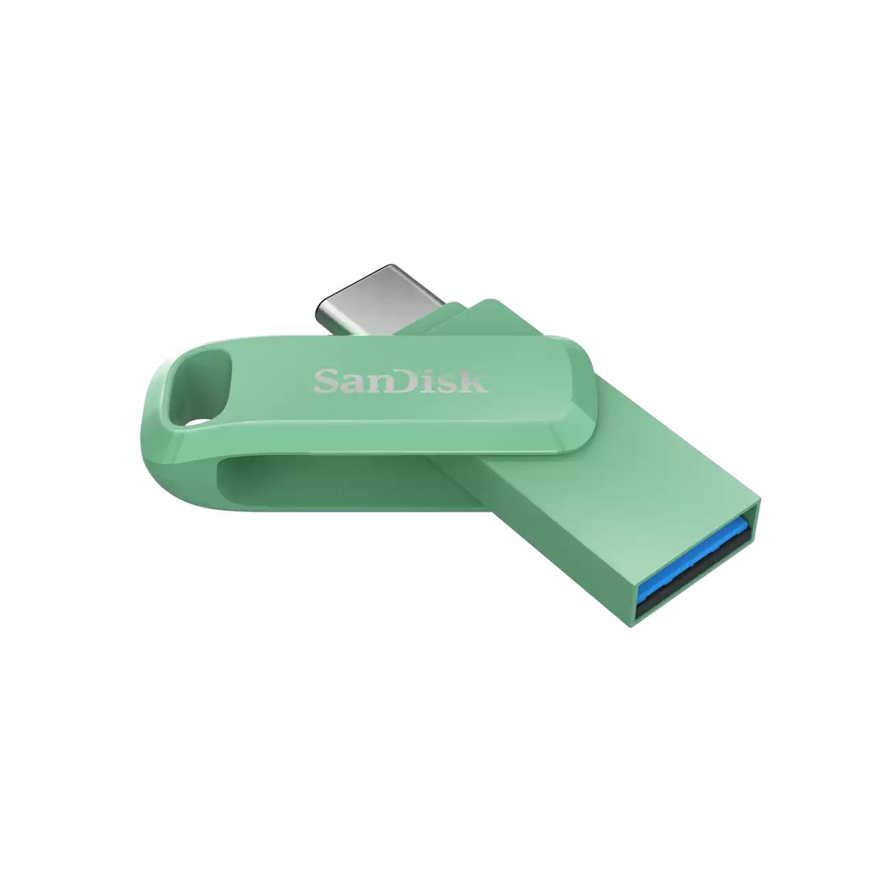 Obrázek SanDisk Ultra Dual Drive Go/256GB/USB 3.2/USB-A + USB-C/Zelená