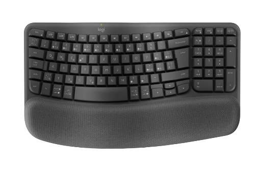 Obrázek klávesnice Logitech Wave Keys Wireles CZ/SK