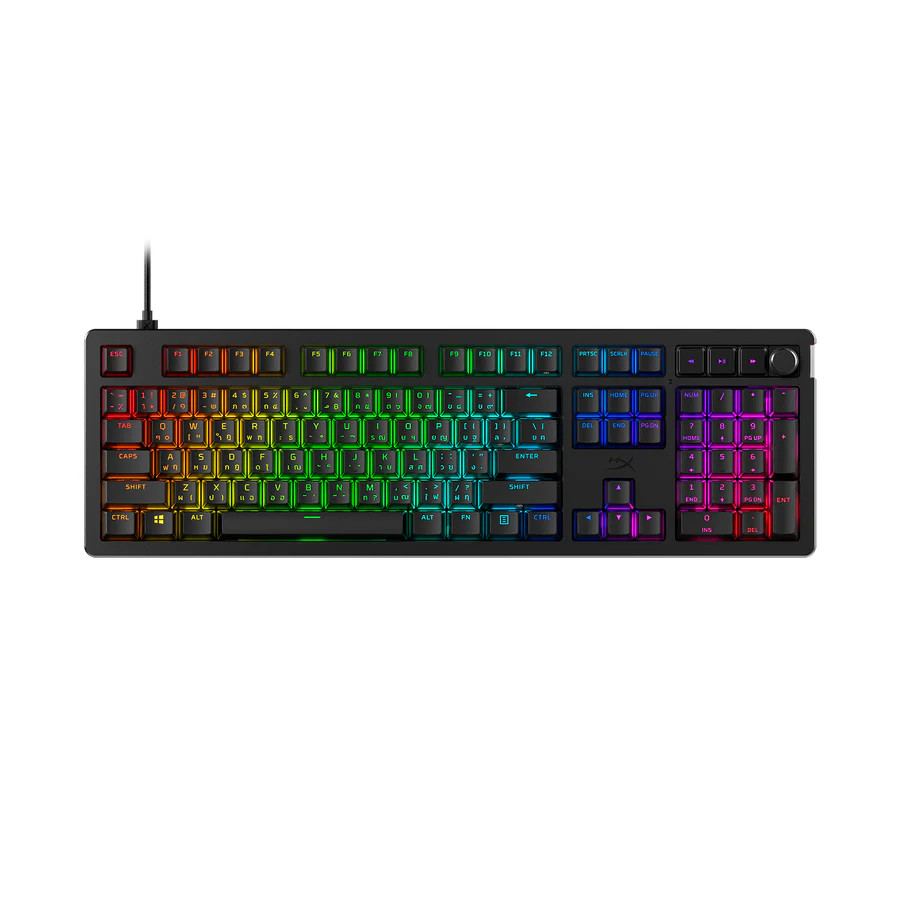 Obrázek HP HyperX Alloy Rise/Drátová USB/US layout/Černá