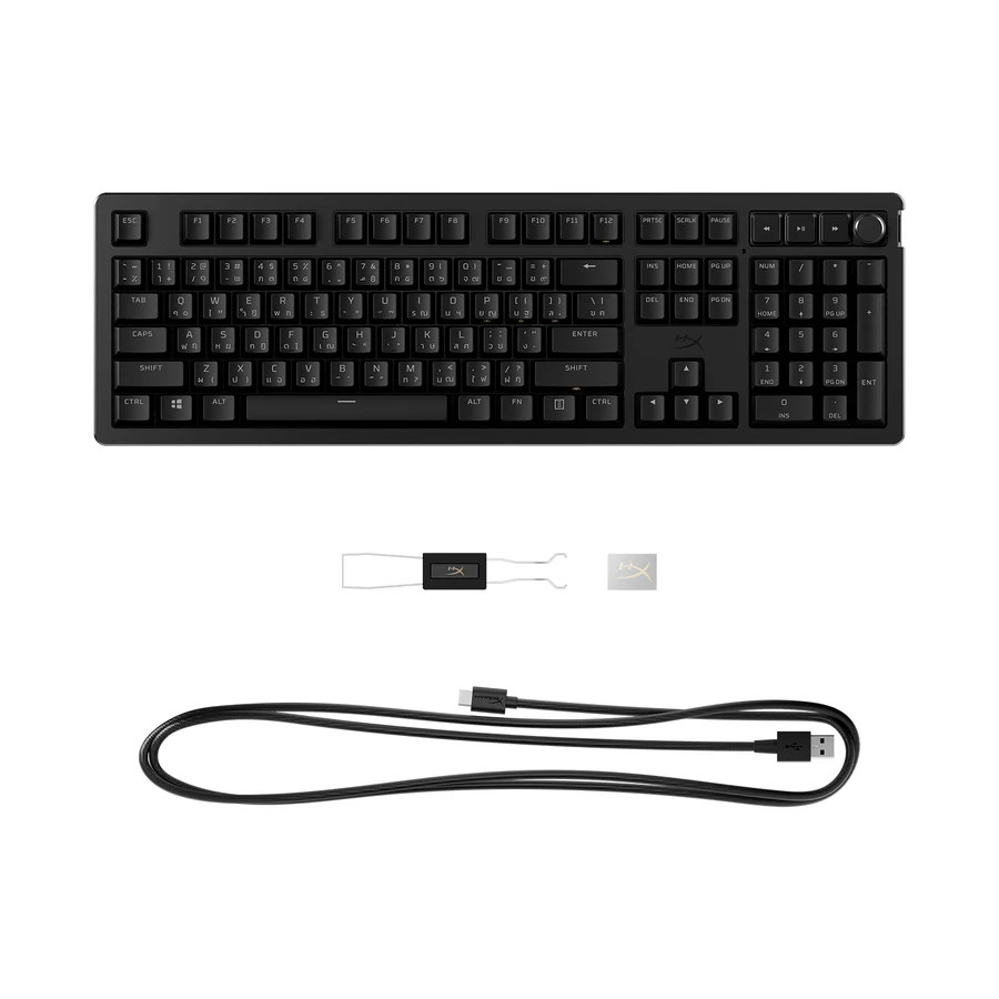 Obrázek HP HyperX Alloy Rise/Drátová USB/US layout/Černá