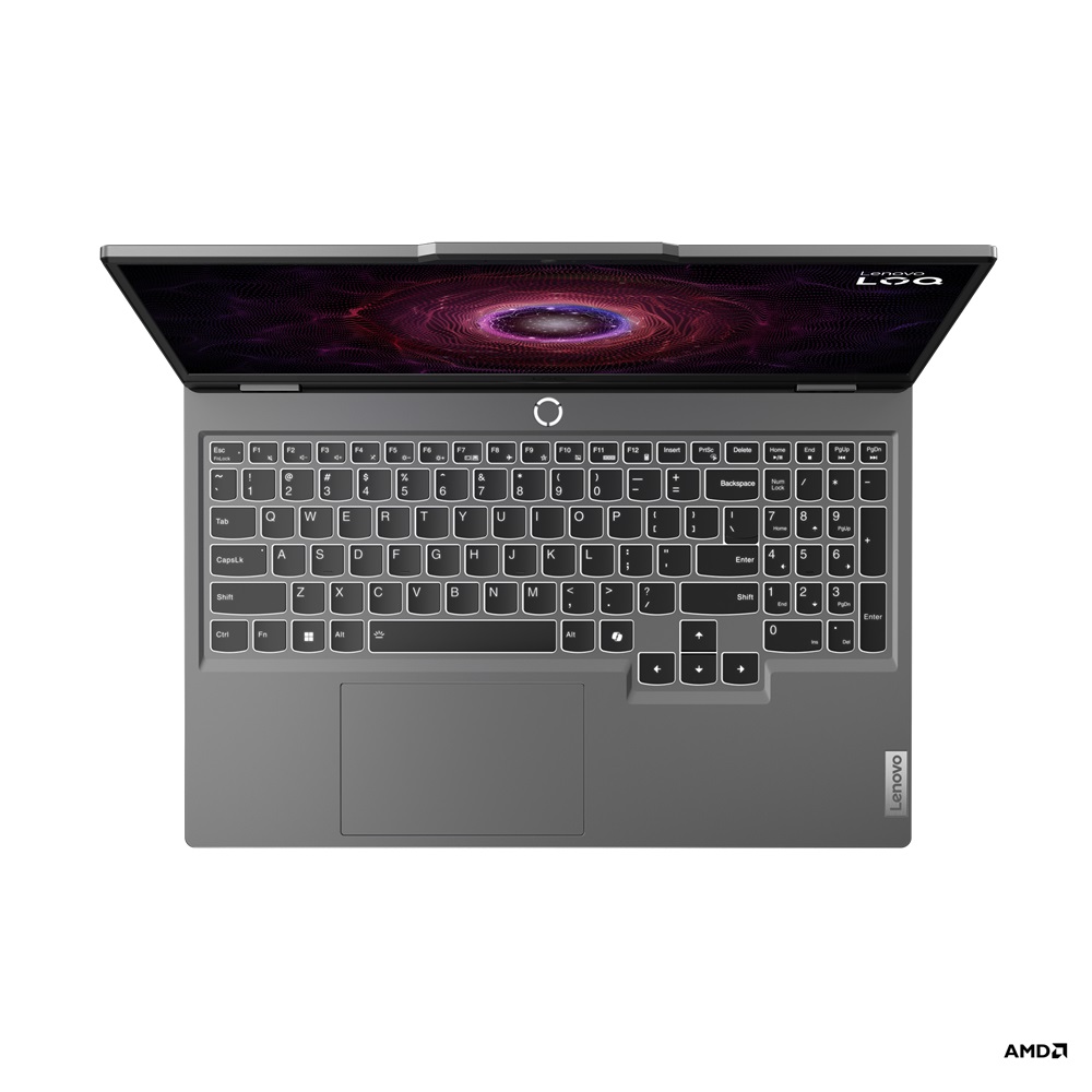 Obrázek Lenovo LOQ/15ARP9/R7-7435HS/15,6"/FHD/24GB/512GB SSD/RTX 4060/bez OS/Gray/2R