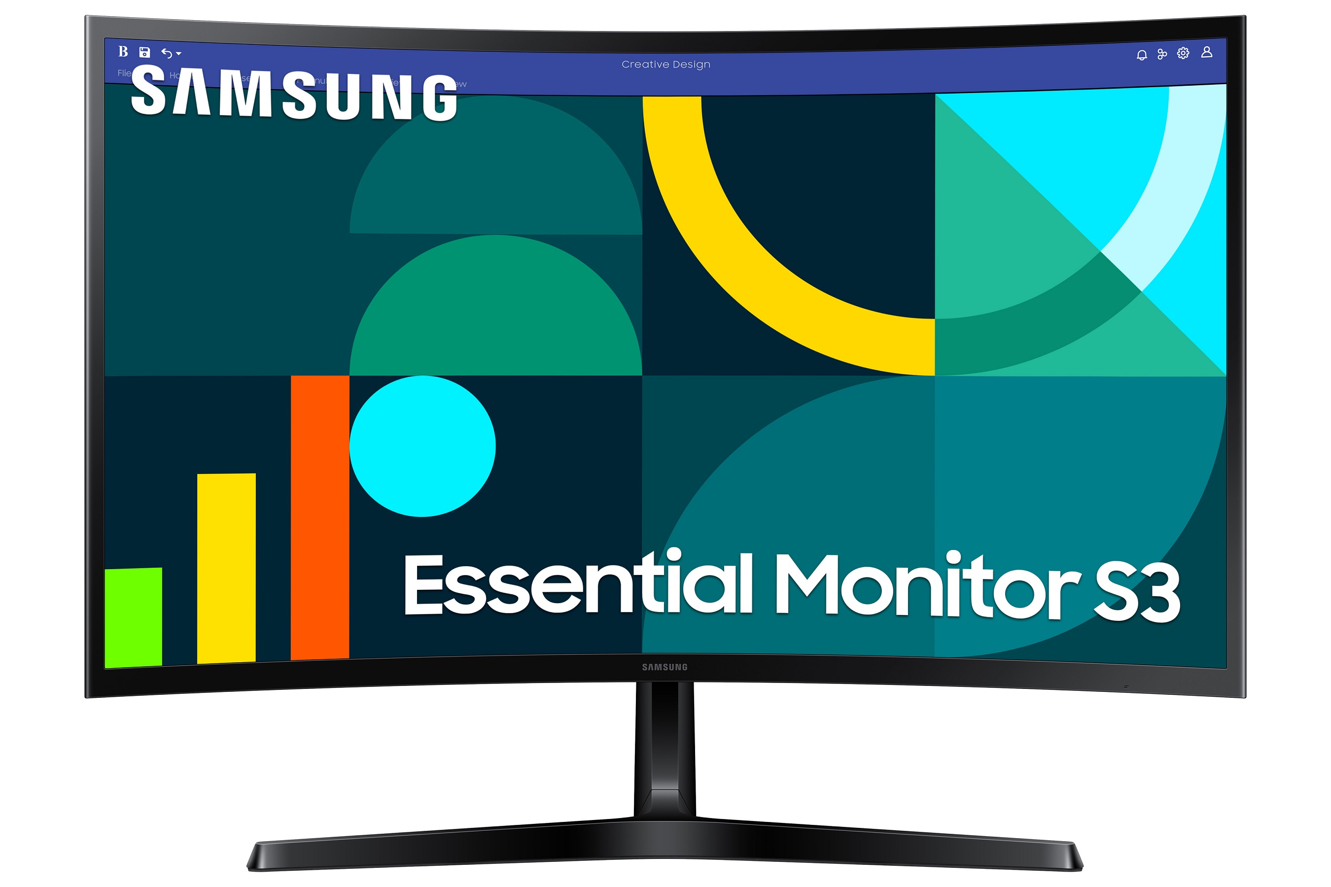 Samsung Essential S3/S366GD/27"/VA/FHD/100Hz/4ms/Black/2R