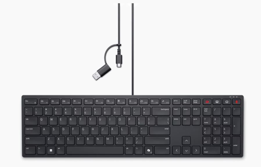 Dell KB525C drátová klávesnice CZ/SK USB/USB-C