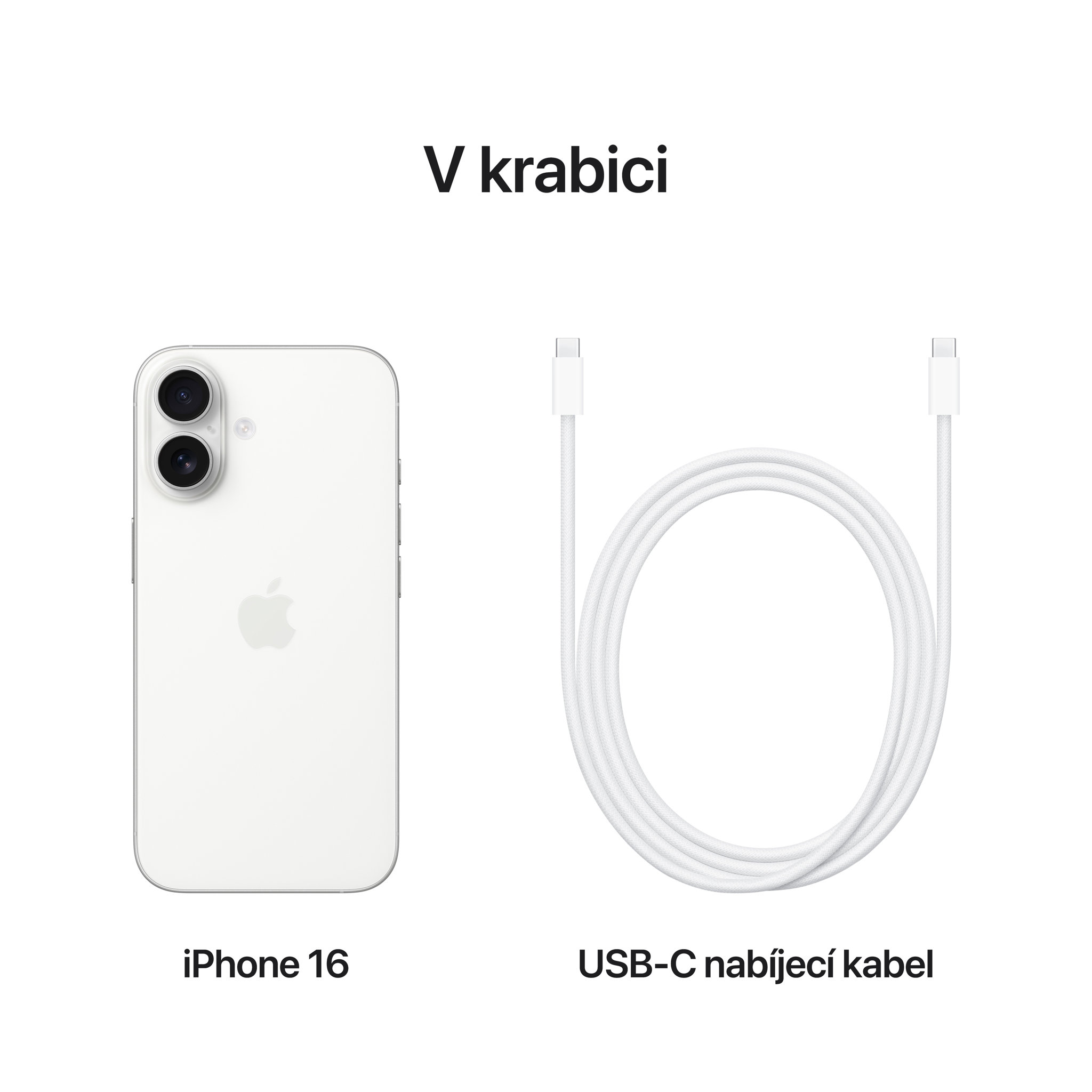 Obrázek iPhone 16 512GB bílá