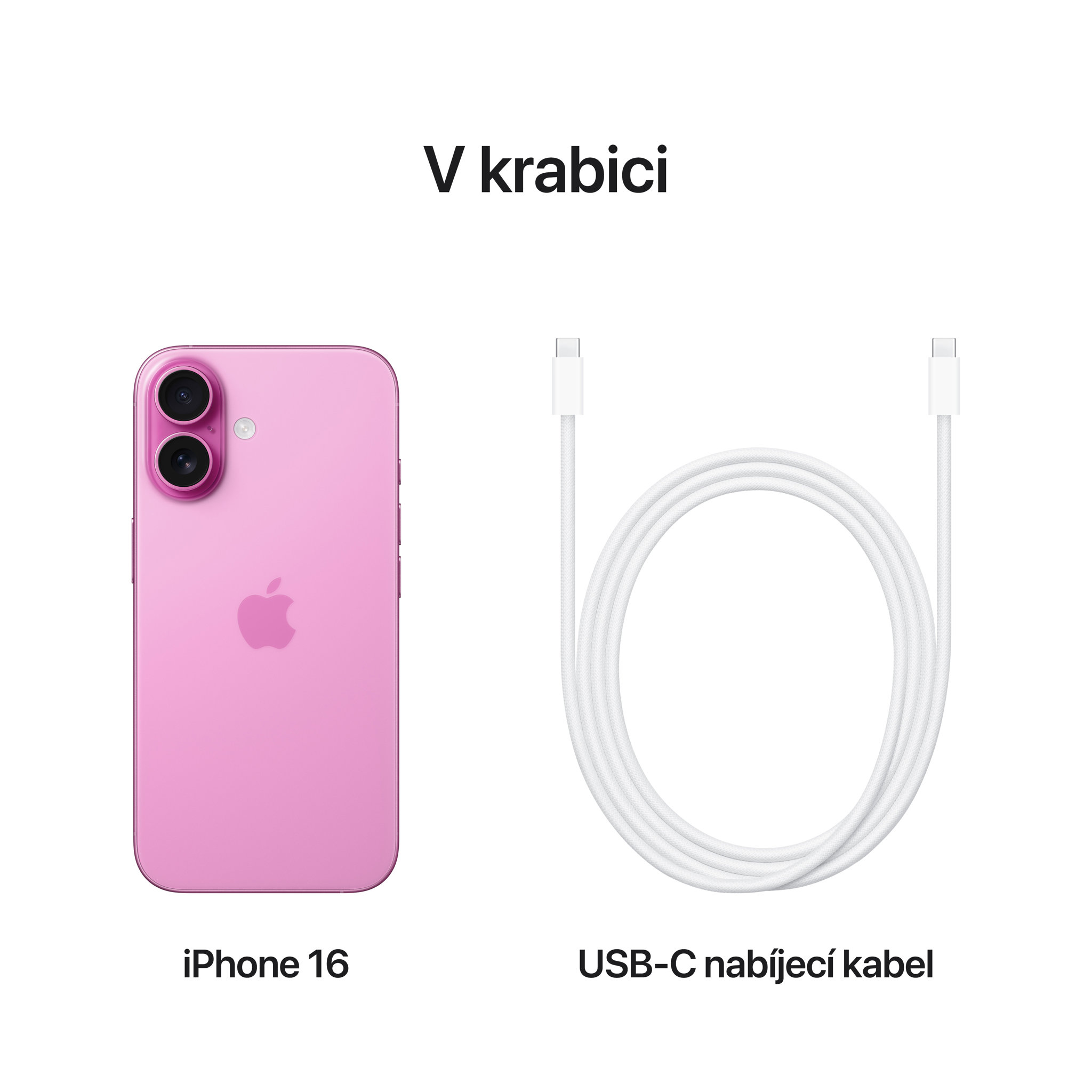 Obrázek iPhone 16 512GB růžová